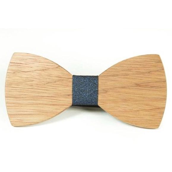 Wood Bowtie Modgoo Stellar blue father’s day - Picture 2 of 5
